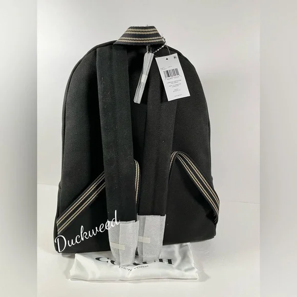 COACH Cargo Canvas Backpack ~NWT~ CAM76 Black - Picture 2 of 8